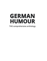 Enlarge image Cover: German Humour - BoD - Books on Demand
