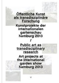 Cover: &Ouml;ffentliche Kunst als transdisziplin&auml;re Forschung - TEXTEM VERLAG