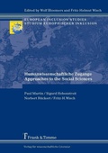 Cover: Humanwissenschaftliche Zug&auml;nge / Approaches to the Social Sciences - Frank & Timme