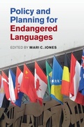Cover: Policy and Planning for Endangered Languages - Cambridge University Press