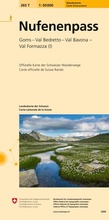 Cover: 265T Nufenenpass Wanderkarte - swisstopo