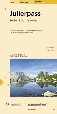 Abbildung von: 268T Julierpass Wanderkarte - swisstopo