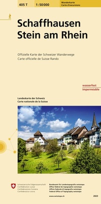 Abbildung von: 405T Schaffhausen - Stein am Rhein Wanderkarte - swisstopo