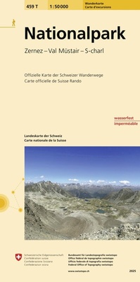 Abbildung von: 459T Nationalpark Wanderkarte - swisstopo