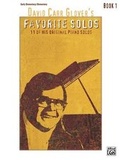 Cover: David Carr Glover's Favorite Solos, Book 1 - Alfred Publishing Company Inc