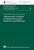 Cover: Administrative Traditions in Poland and Germany: Similarities and Differences - Berliner Wissenschafts-Verlag