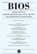 Cover: Bios 2/2013 - Verlag Barbara Budrich