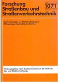 Cover: Untersuchungen zur Nahtausbildung in Offenporigen Asphaltdeckschichten - Fachverlag NW in Carl Ed. Sch&uuml;nemann KG
