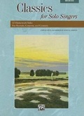 Cover: Classics for Solo Singers - Alfred Publishing Company Inc