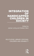 Cover: Integration of Handicapped Children in Society - Routledge