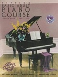 Cover: Alfred's Basic Adult Piano Course, Lesson Book 1 - Alfred Publishing Company Inc