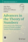 Cover: Advances in the Theory of Numbers - Springer