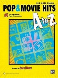 Abbildung von: Pop & Movie Hits A to Z: Big Note Piano - Alfred Publishing Company Inc