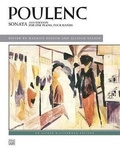 Cover: Poulenc Sonata - Alfred Publishing Company Inc