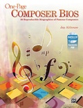 Cover: One-Page Composer Bios - Alfred Publishing Company Inc
