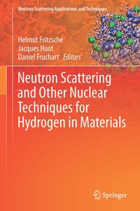 Abbildung von: Neutron Scattering and Other Nuclear Techniques for Hydrogen in Materials - Springer