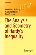 Cover: The Analysis and Geometry of Hardy's Inequality - Springer