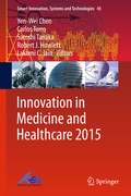 Cover: Innovation in Medicine and Healthcare 2015 - Springer