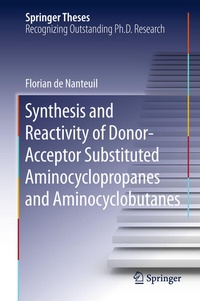 Abbildung von: Synthesis and Reactivity of Donor-Acceptor Substituted Aminocyclopropanes and Aminocyclobutanes - Springer