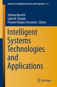 Enlarge image Cover: Intelligent Systems Technologies and Applications - Springer