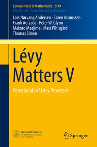 Enlarge image Cover: Lévy Matters V - Springer