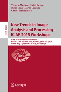 Enlarge image Cover: New Trends in Image Analysis and Processing -- ICIAP 2015 Workshops - Springer