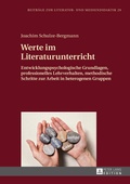 Cover: Werte im Literaturunterricht - Peter Lang Verlag