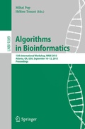 Cover: Algorithms in Bioinformatics - Springer