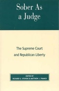 Cover: Sober as a Judge - Lexington Books