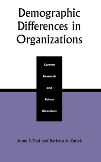 Enlarge image Cover: Demographic Differences in Organizations - Lexington Books