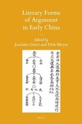 Cover: Literary Forms of Argument in Early China - Brill