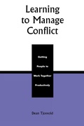 Cover: Learning to Manage Conflict - Lexington Books