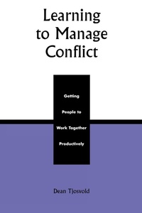 Enlarge image Cover: Learning to Manage Conflict - Lexington Books