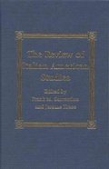 Cover: The Review of Italian American Studies - Lexington Books