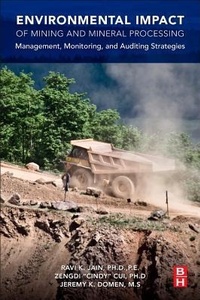 Enlarge image Cover: Environmental Impact of Mining and Mineral Processing - Butterworth-Heinemann
