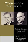 Cover: Witness from the Pulpit - Lexington Books