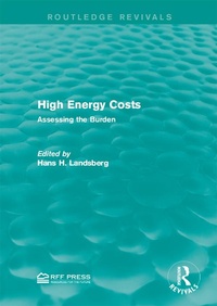 Abbildung von: High Energy Costs - Routledge