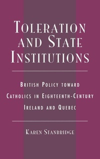 Enlarge image Cover: Toleration and State Institutions - Lexington Books