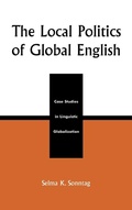 Cover: The Local Politics of Global English - Lexington Books