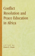 Cover: Conflict Resolution and Peace Education in Africa - Lexington Books