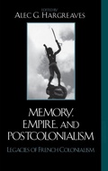 Cover: Memory, Empire, and Postcolonialism - Lexington Books