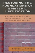 Cover: Restoring the Foundations of Epistemic Justification - Lexington Books