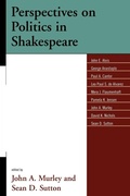 Cover: Perspectives on Politics in Shakespeare - Lexington Books