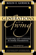 Cover: Generations of Giving - Lexington Books