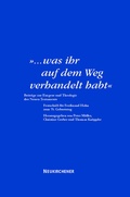 Cover: ... was ihr auf dem Weg verhandelt habt - Vandenhoeck & Ruprecht