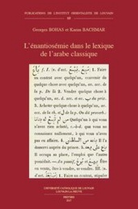 Abbildung von: L'enantiosemie dans le lexique de l'arabe classique - Peeters Publishers