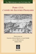 Cover: Paris 1713: l'annee des <<Illustres Francaises>> - Peeters Publishers