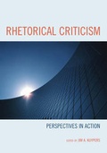 Cover: Rhetorical Criticism - Lexington Books