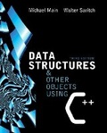 Cover: Data Structures and Other Objects Using C++ - Pearson