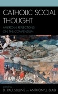 Cover: Catholic Social Thought - Lexington Books